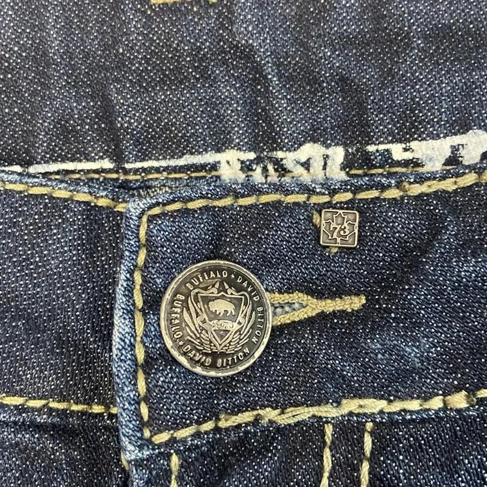 Buffalo David Button Men Six Basic The Since 1973 Straight Leg Jeans Size 40